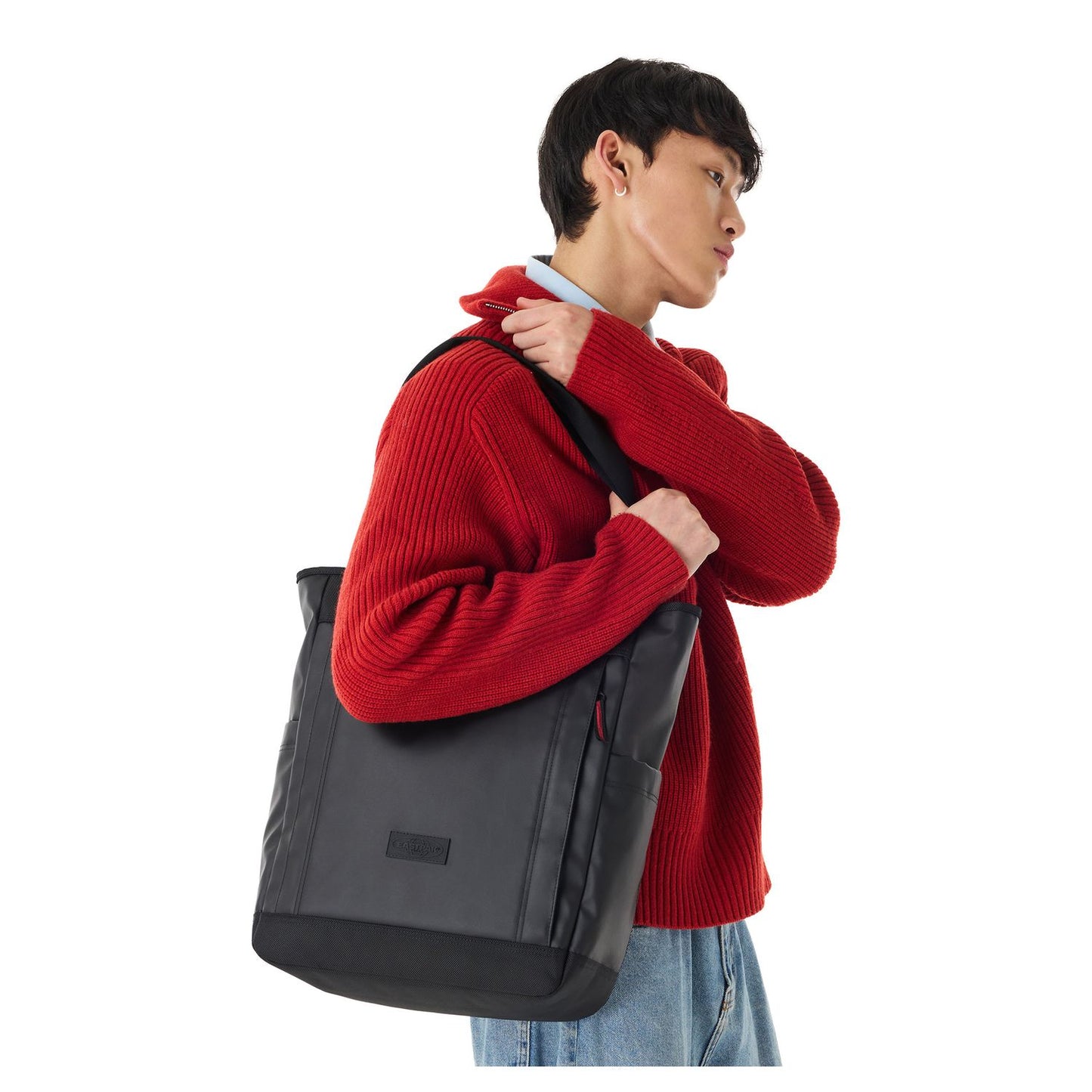 Eastpak Cnnct Shopper Handbagage Reistas 40 cm - 21 liter - 40x32x13 cm - top black