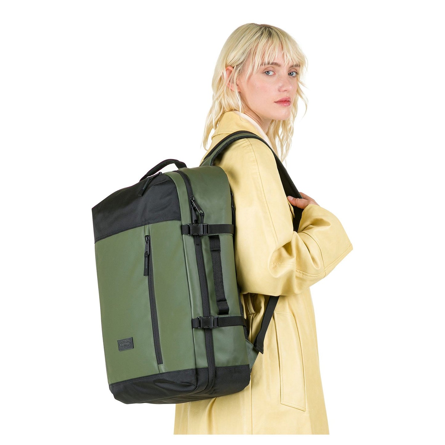 Eastpak Travelpack Cnnct Handbagage Rugzak top khaki