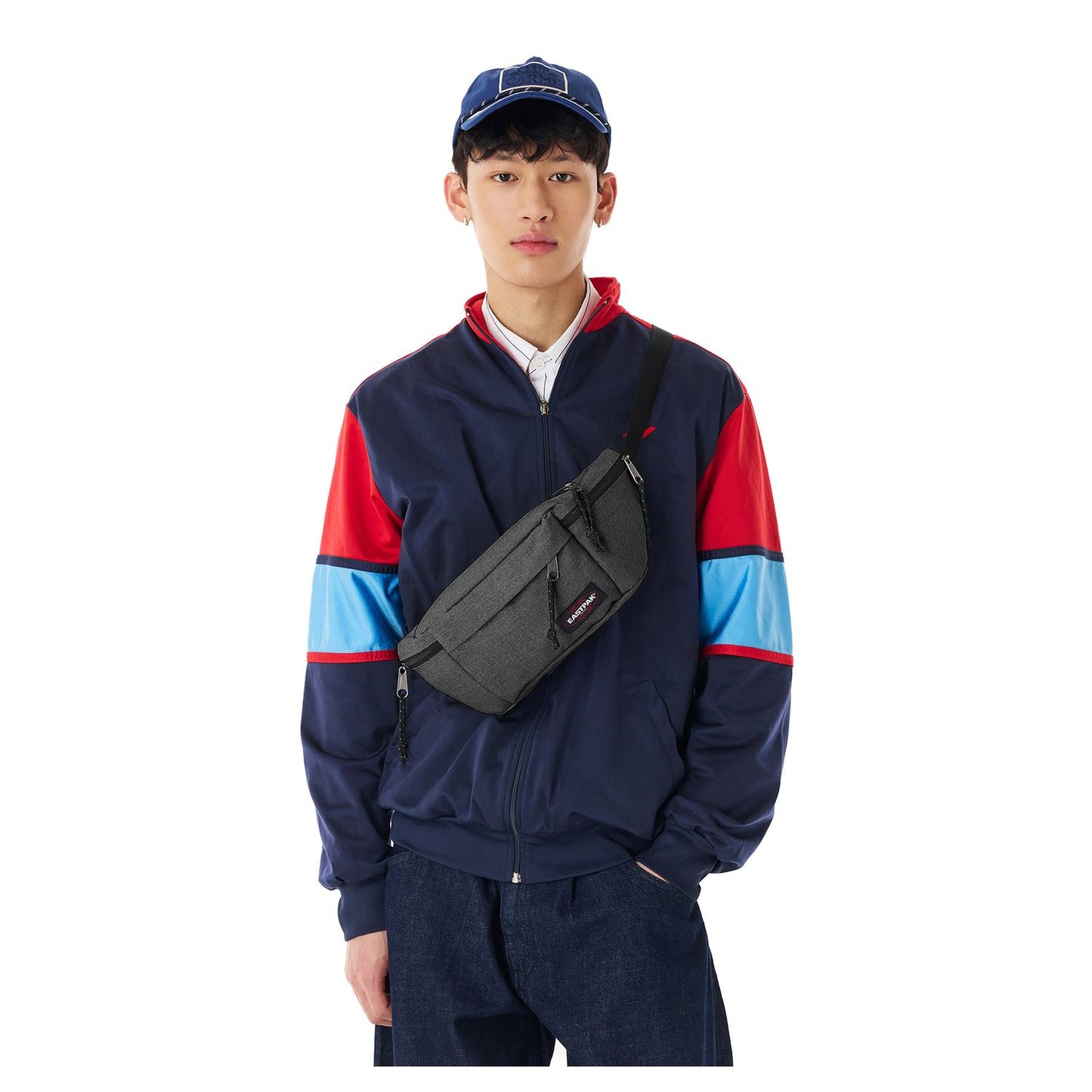 Eastpak Waist Pak'r Crossbody Heuptas black denim