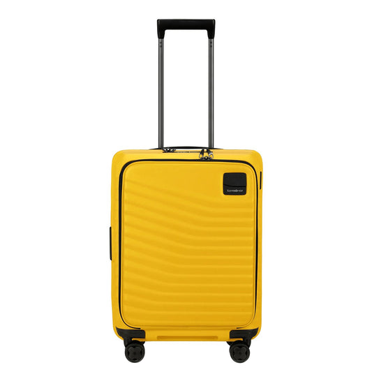 Samsonite Intuo Handbagage Spinner 55 cm - Uitbreidbaar 42/48 liter - met 15.6" laptop-voorvak - 55x40x20/23 cm - citrus