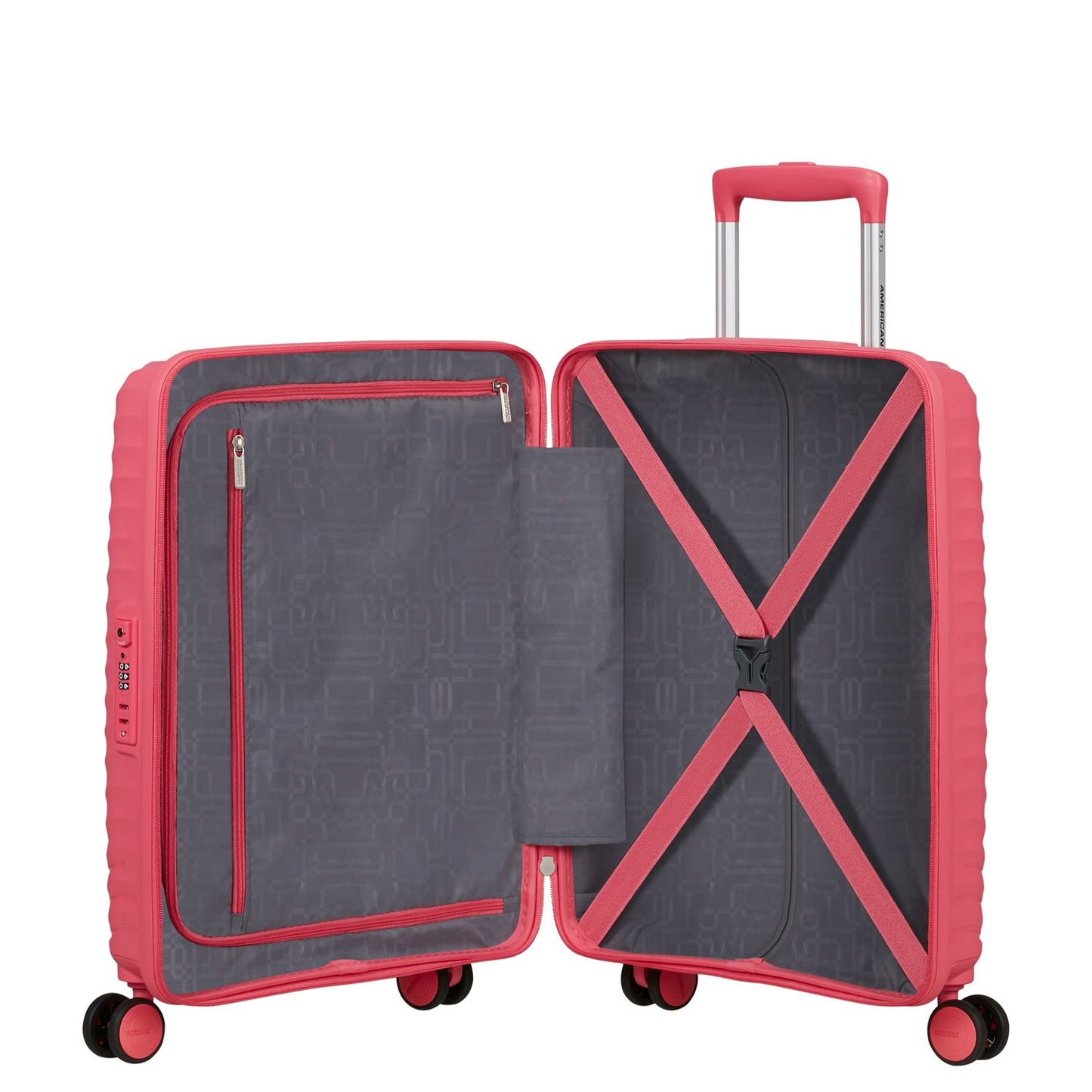 American Tourister Diablast Handbagage Spinner 55 cm - 35 liter - 55x40x20 cm - pink glitch