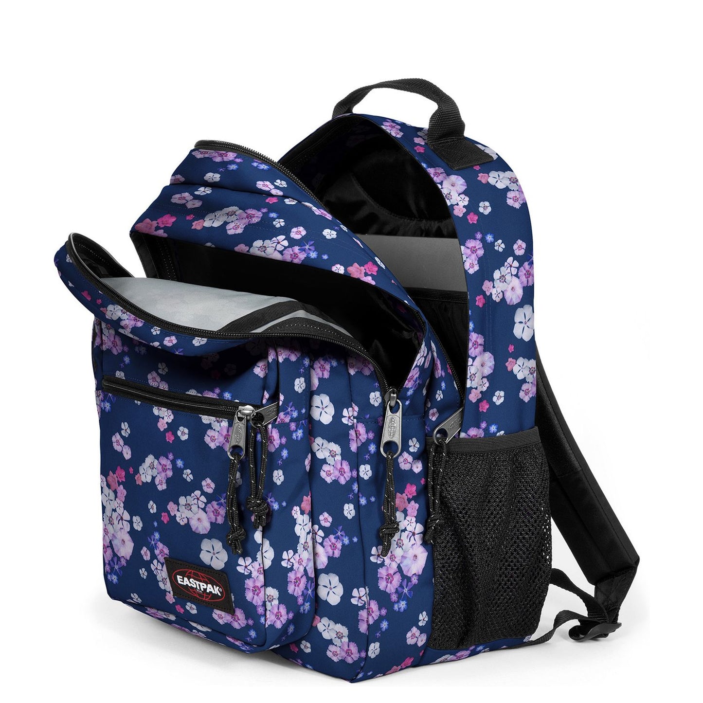 Eastpak Morius Rugzak School - 15" laptopvak - floral bloom navy