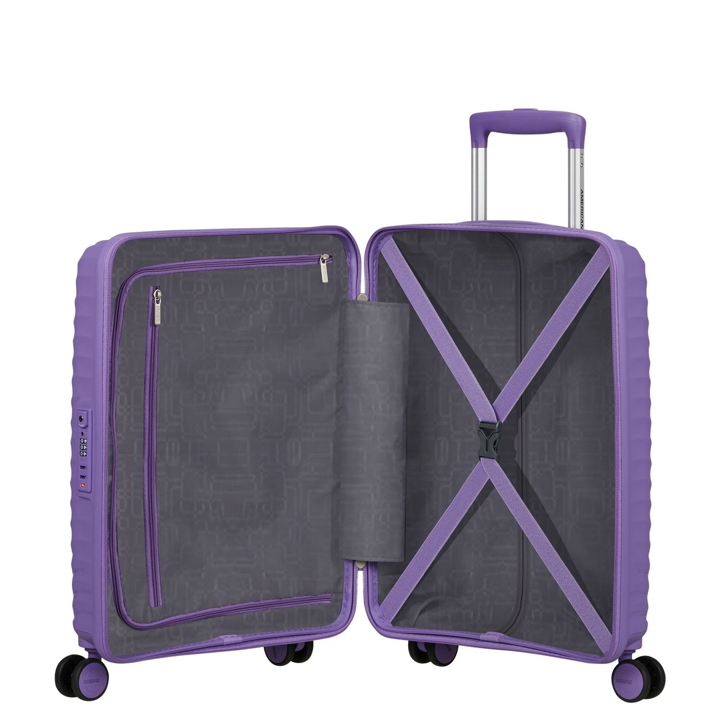 American Tourister Diablast Handbagage Spinner 55 cm - 35 liter - 55x40x20 cm - purple pulse
