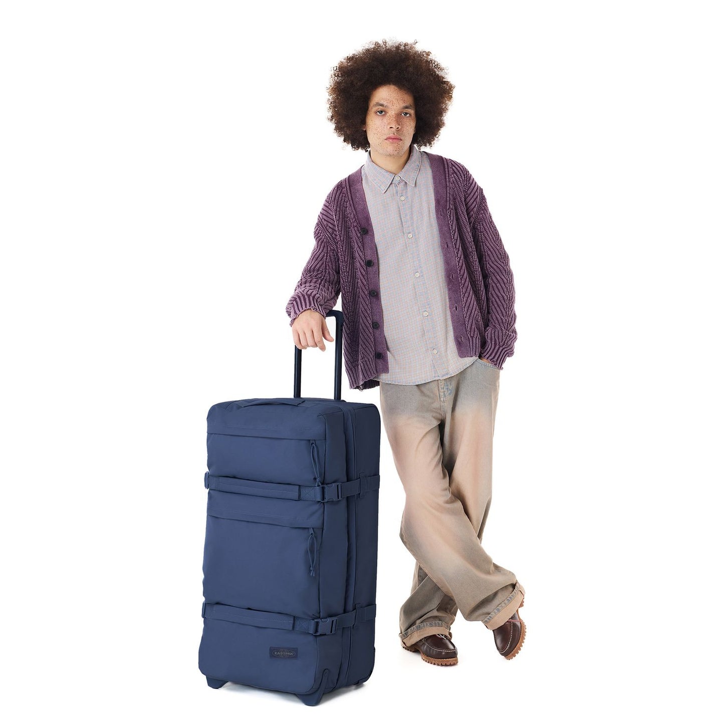 Eastpak Transit'r Plus L Reistas 2 Wielen 80 cm - 105 liter - 80x44x33 cm - monotone navy