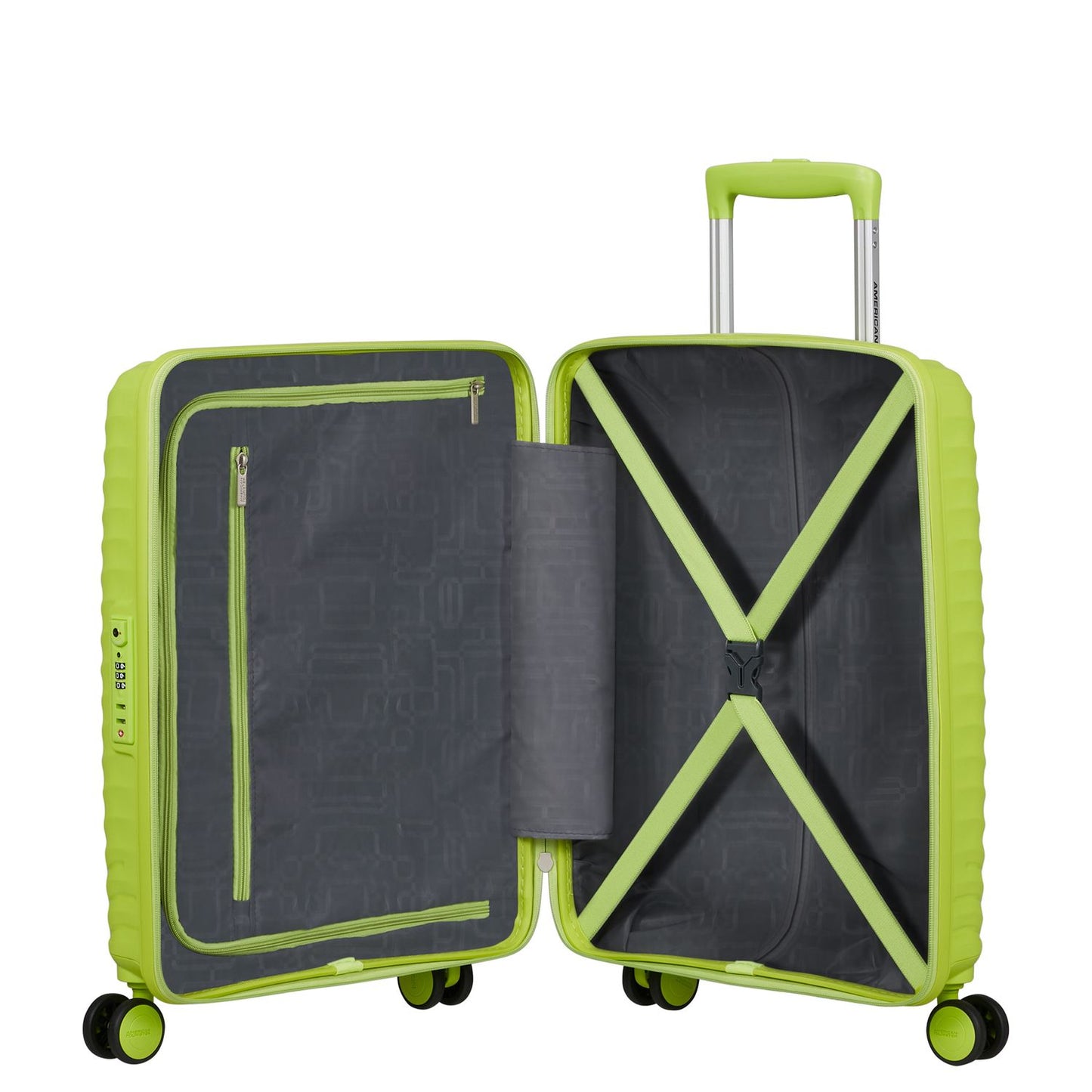 American Tourister Diablast Handbagage Spinner 55 cm - 35 liter - 55x40x20 cm - hyper lime