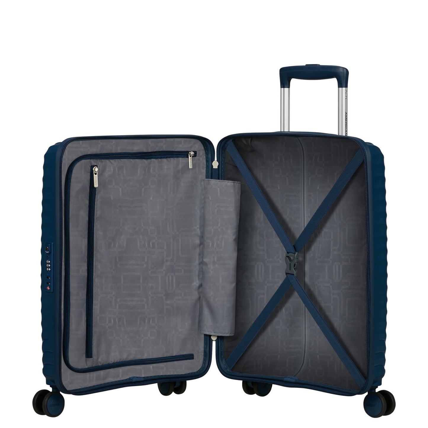 American Tourister Diablast Handbagage Spinner 55 cm - 35 liter - 55x40x20 cm - darkwave blue