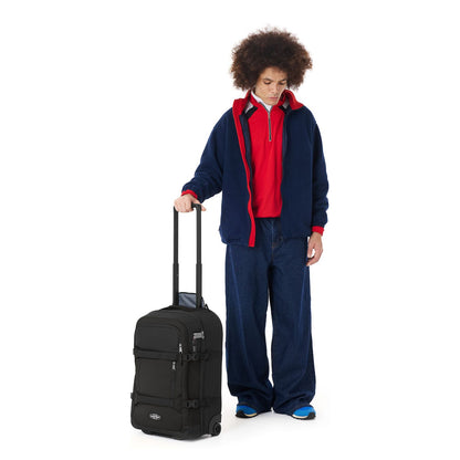 Eastpak Transit'r Pro S Handbagage Reistas 2 Wielen 56 cm - 44 liter - 56x36x23 cm - black pro coated