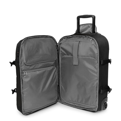 Eastpak Transit'r Pro S Handbagage Reistas 2 Wielen 56 cm - 44 liter - 56x36x23 cm - black pro coated