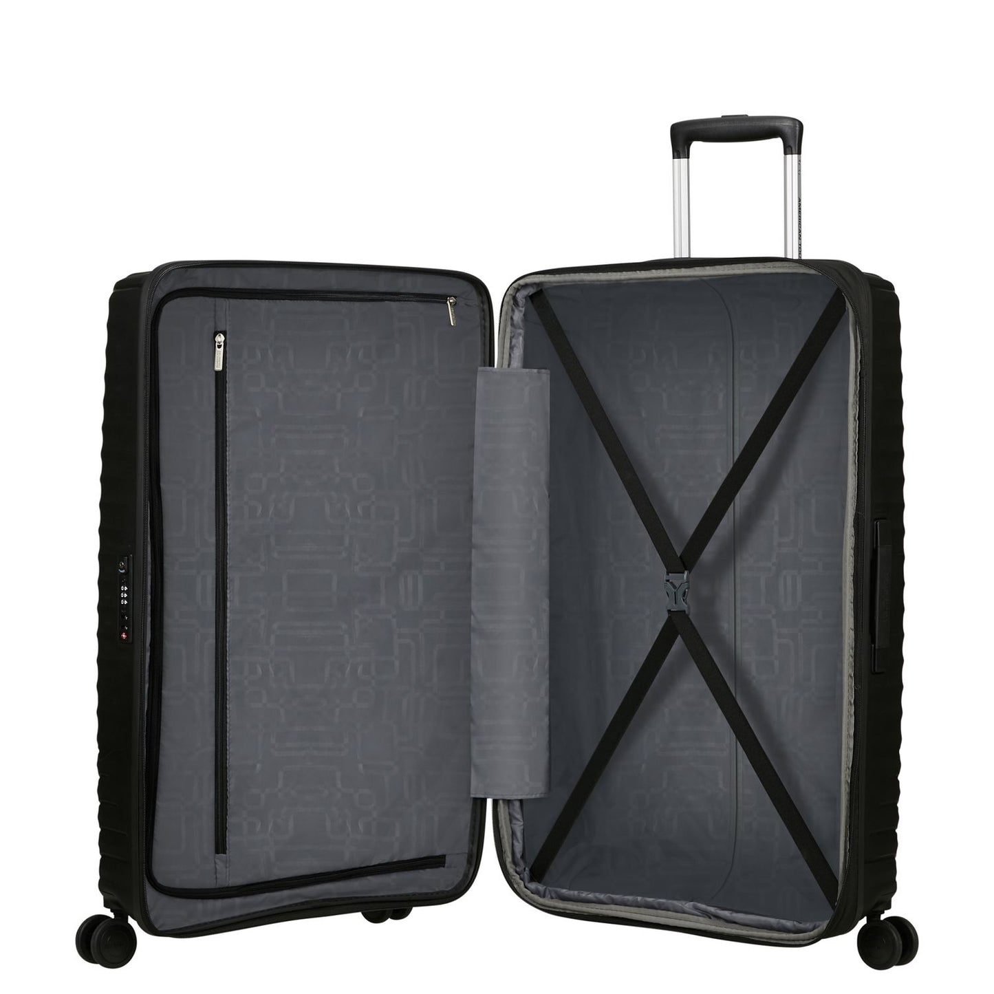 American Tourister Diablast Spinner 78 cm - Uitbreidbaar 98/111 liter - 78x49x31/34 cm - black code