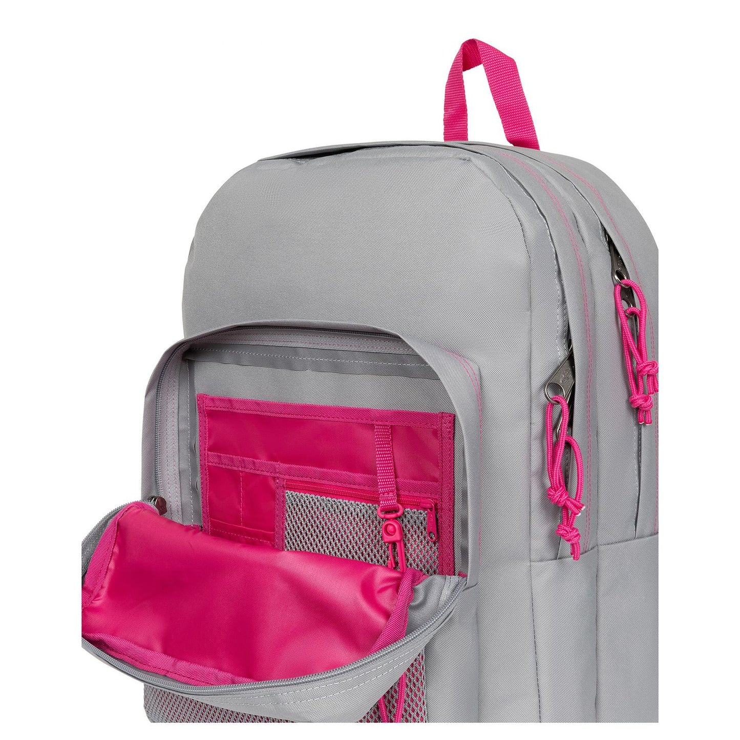 Eastpak Pinnacle Rugzak School kontrast grey pink