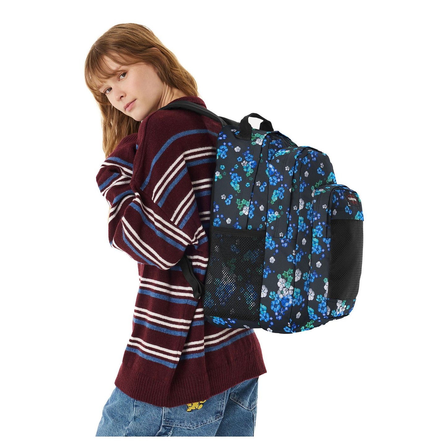 Eastpak Study Buddy Rugzak School - 16" laptopvak - floral bloom black