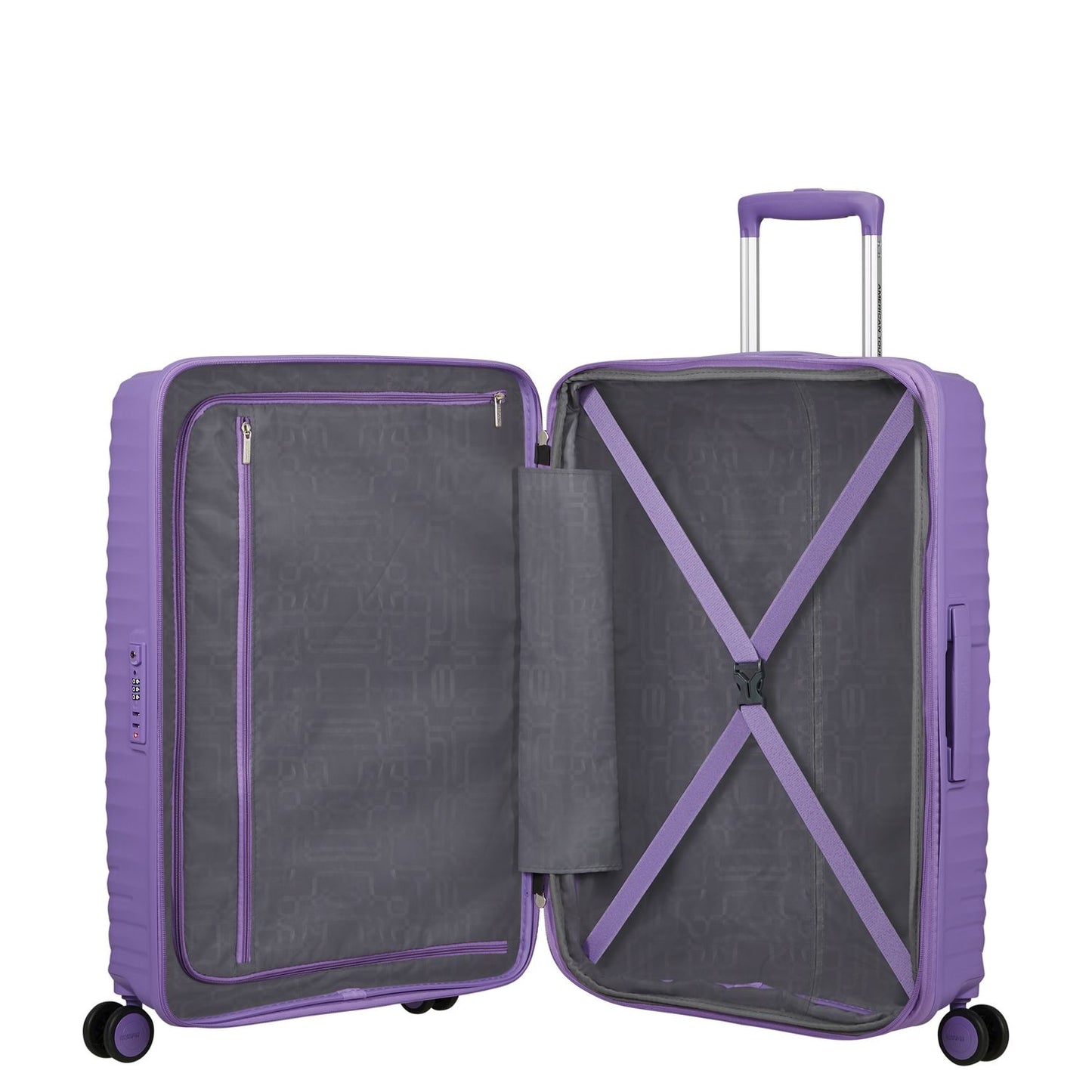 American Tourister Diablast Spinner 68 cm - Uitbreidbaar 81/91 liter - 68x47x31/34 cm - purple pulse