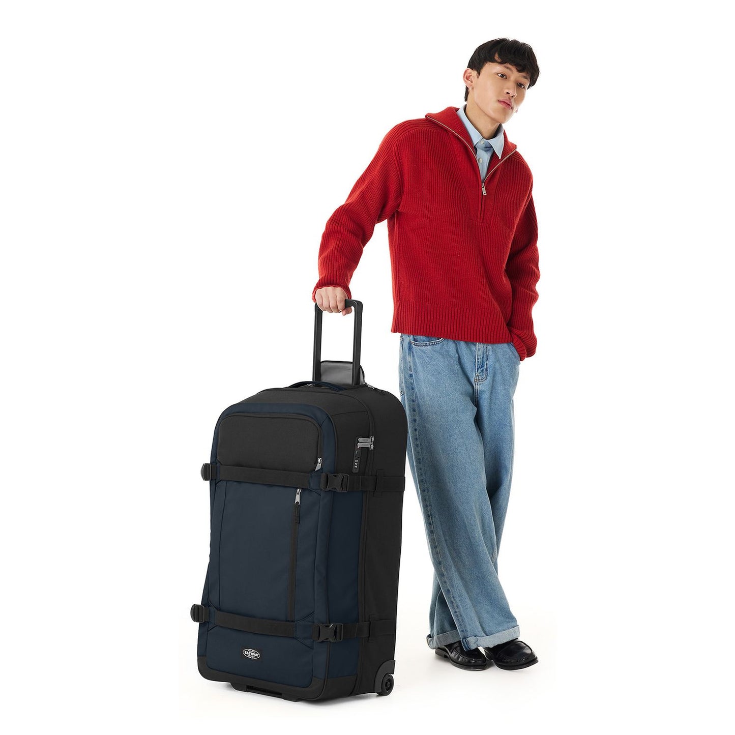 Eastpak Transit'r Pro L Reistas 2 Wielen 82 cm - 105 liter - 82x46x34 cm - navy pro coated