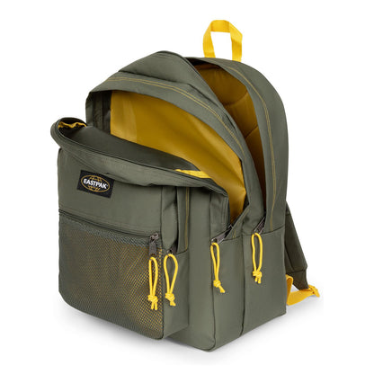 Eastpak Pinnacle Rugzak School kontrast khaki yellow