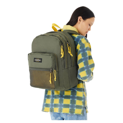 Eastpak Pinnacle Rugzak School kontrast khaki yellow