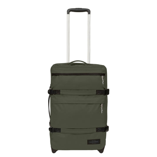 Eastpak Transit'r Plus S Handbagage Reistas 2 Wielen 55 cm - Tarpaulin - 38 liter - 55x35x23 cm - tarp forest