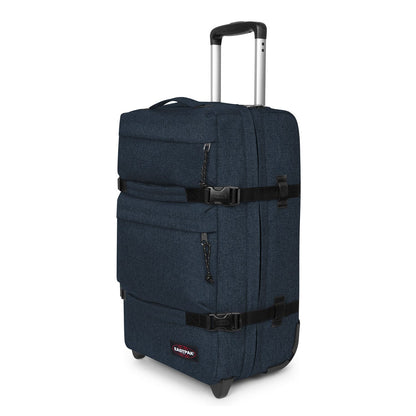 Eastpak Transit'r Plus S Handbagage Reistas 2 Wielen 55 cm - 38 liter - 55x35x23 cm - triple denim