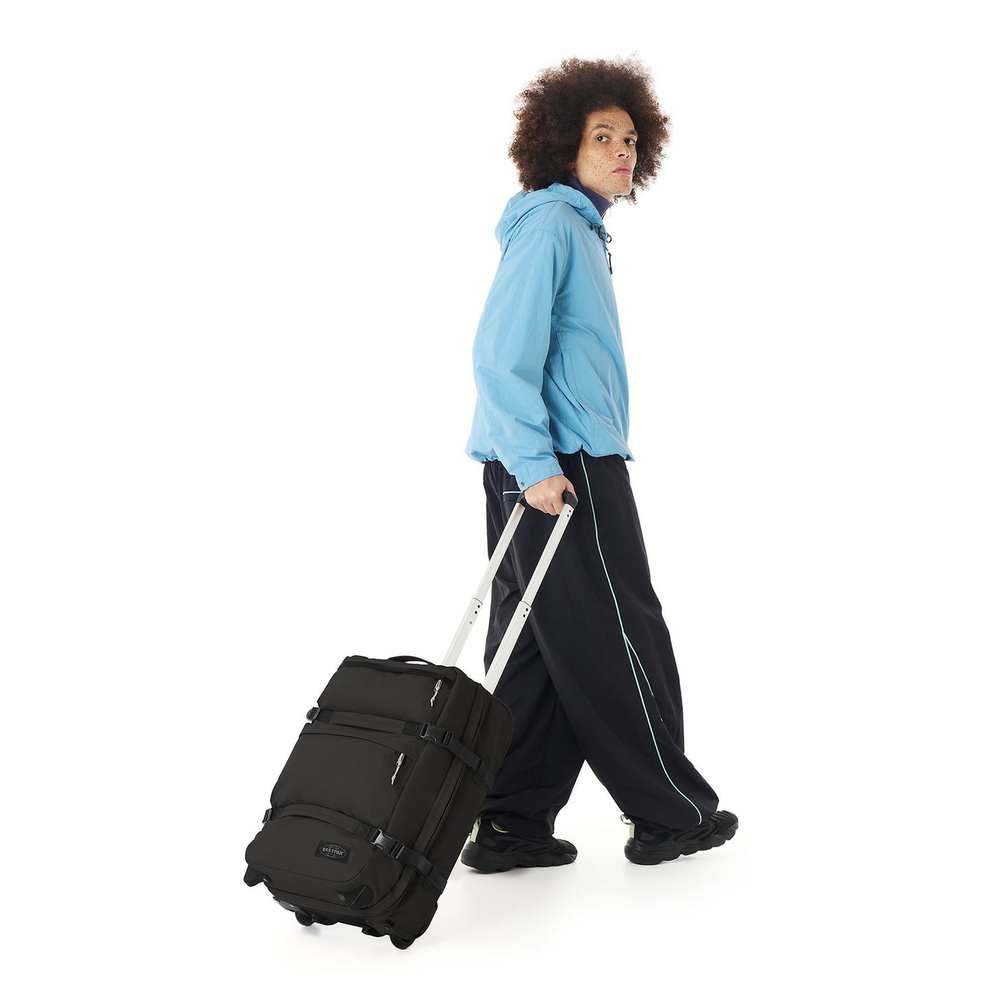 Eastpak Transit'r Plus S Handbagage Reistas 2 Wielen 55 cm - Tarpaulin - 38 liter - 55x35x23 cm - tarp black2