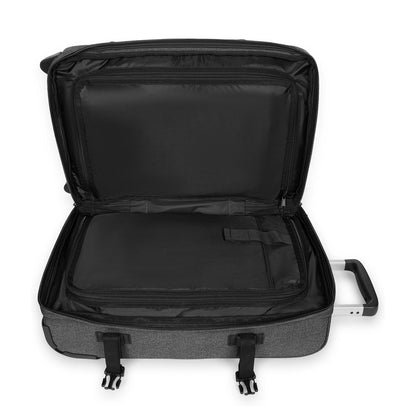 Eastpak Transit'r Plus S Handbagage Reistas 2 Wielen 55 cm - 38 liter - 55x35x23 cm - black denim