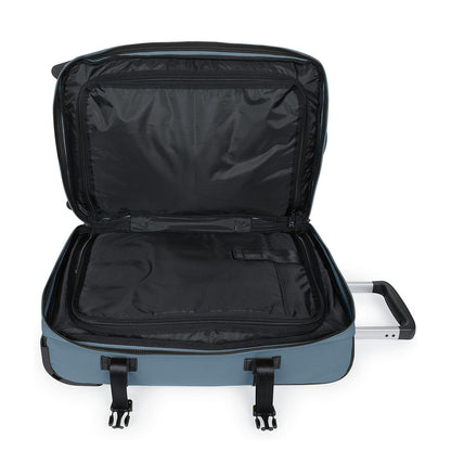 Eastpak Transit'r Plus S Handbagage Reistas 2 Wielen 55 cm - Tarpaulin - 38 liter - 55x35x23 cm - tarp dust blue