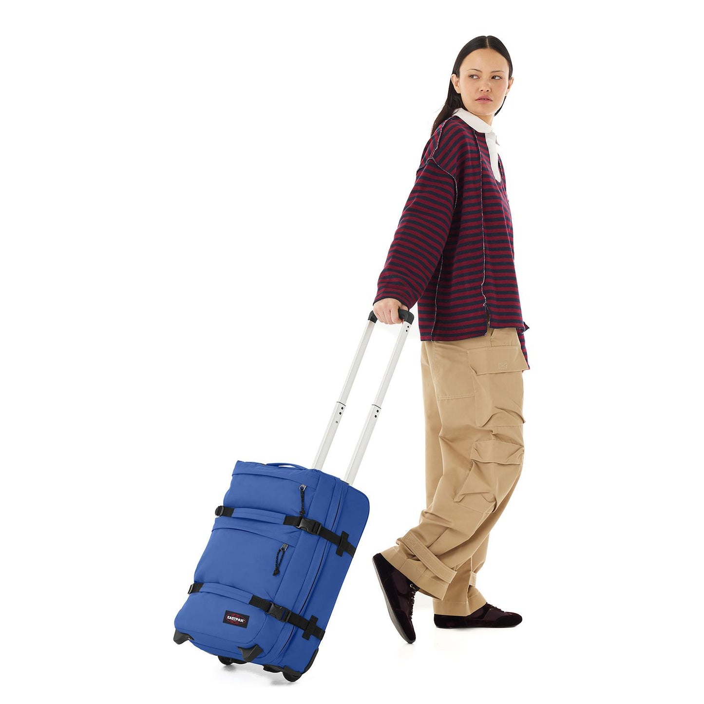 Eastpak Transit'r Plus S Handbagage Reistas 2 Wielen 55 cm - 38 liter - 55x35x23 cm - indigo blue