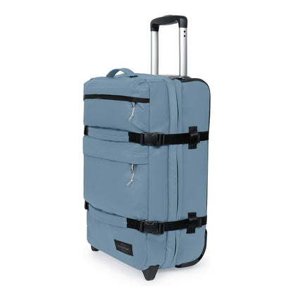 Eastpak Transit'r Plus S Handbagage Reistas 2 Wielen 55 cm - Tarpaulin - 38 liter - 55x35x23 cm - tarp dust blue