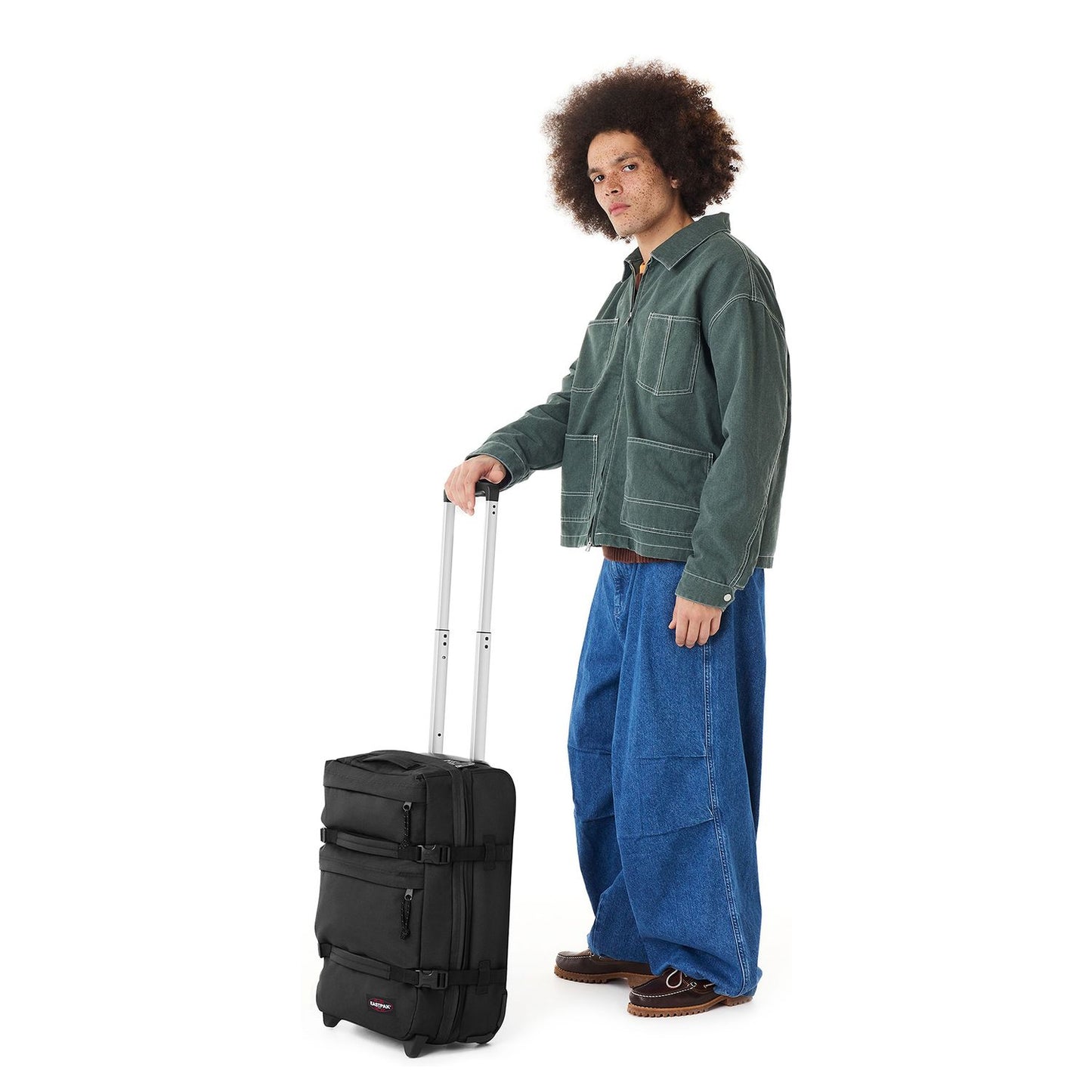 Eastpak Transit'r Plus S Handbagage Reistas 2 Wielen 55 cm - 38 liter - 55x35x23 cm - black