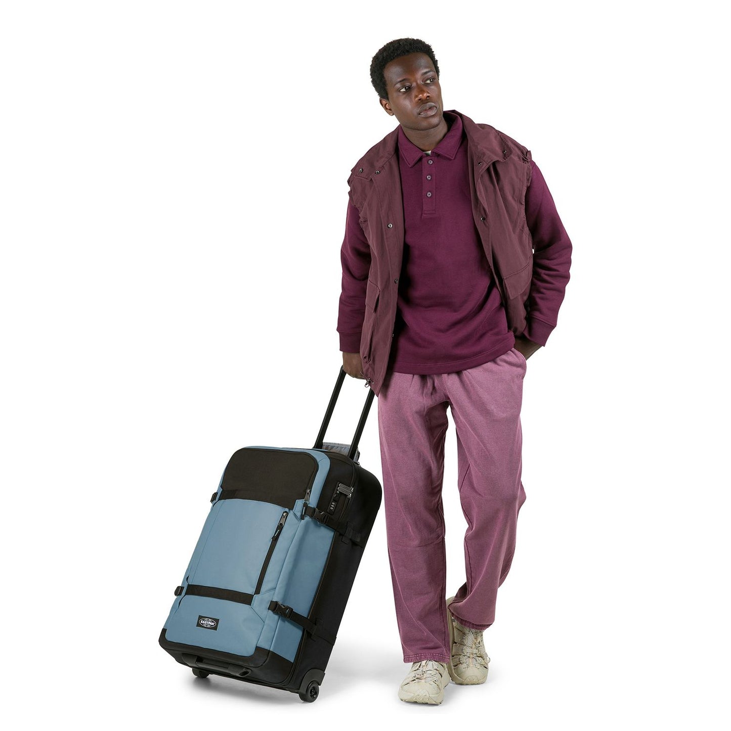 Eastpak Transit'r Pro M Reistas 2 Wielen 72 cm - 63 liter - 72x44x27 cm - blue pro coated