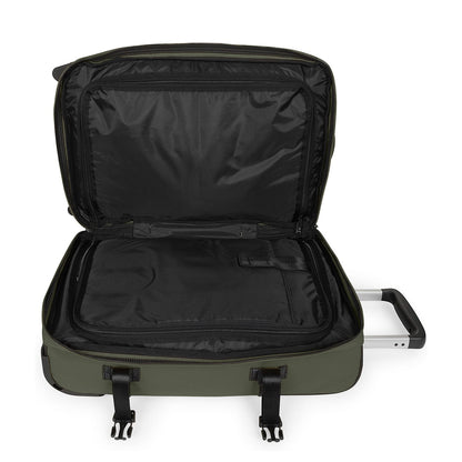 Eastpak Transit'r Plus S Handbagage Reistas 2 Wielen 55 cm - Tarpaulin - 38 liter - 55x35x23 cm - tarp forest