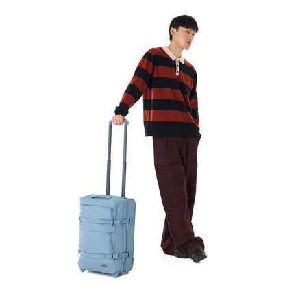 Eastpak Transit'r Plus S Handbagage Reistas 2 Wielen 55 cm - 38 liter - 55x35x23 cm - monotone blue