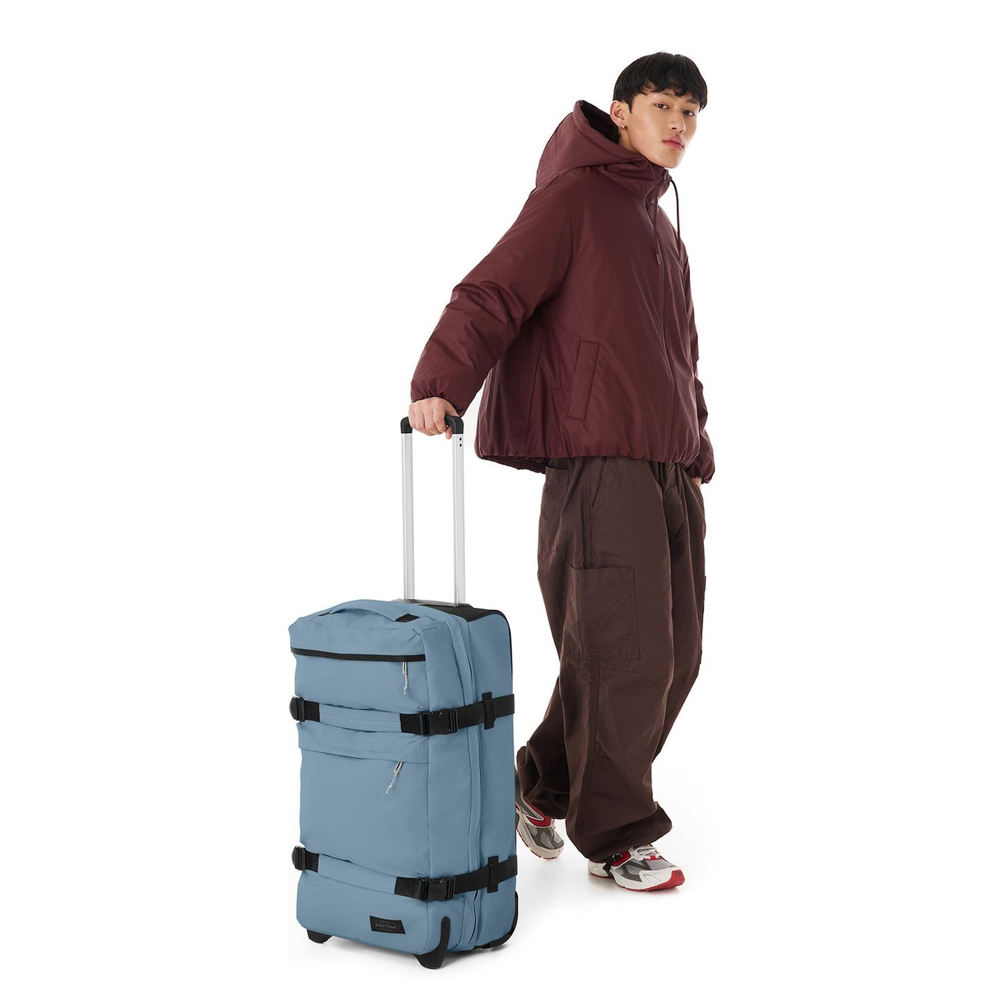 Eastpak Transit'r Plus M Reistas 2 Wielen 68 cm - Tarpaulin - 67 liter - 68x39x30 cm - tarp dust blue