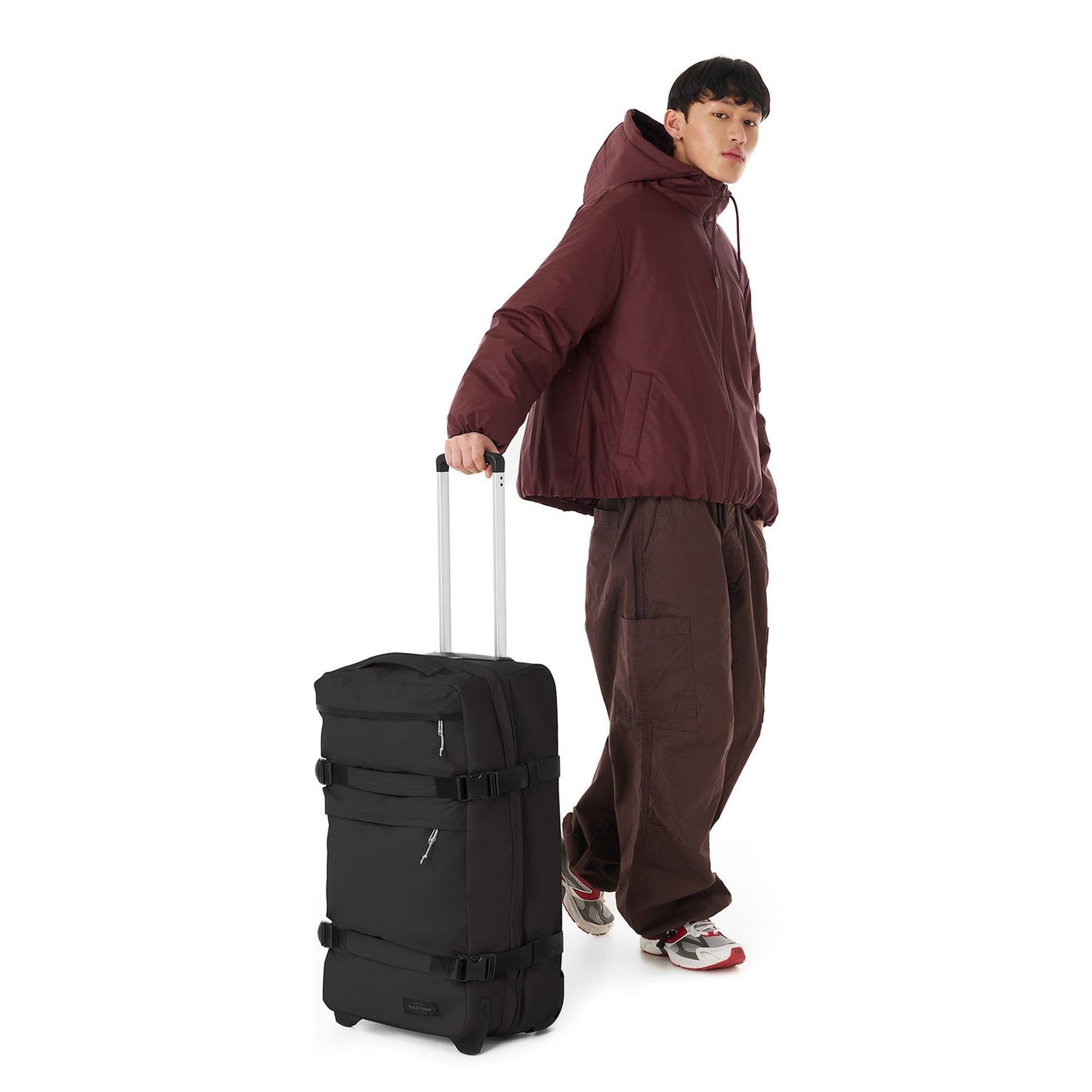 Eastpak Transit'r Plus M Reistas 2 Wielen 68 cm - Tarpaulin - 67 liter - 68x39x30 cm - tarp black2