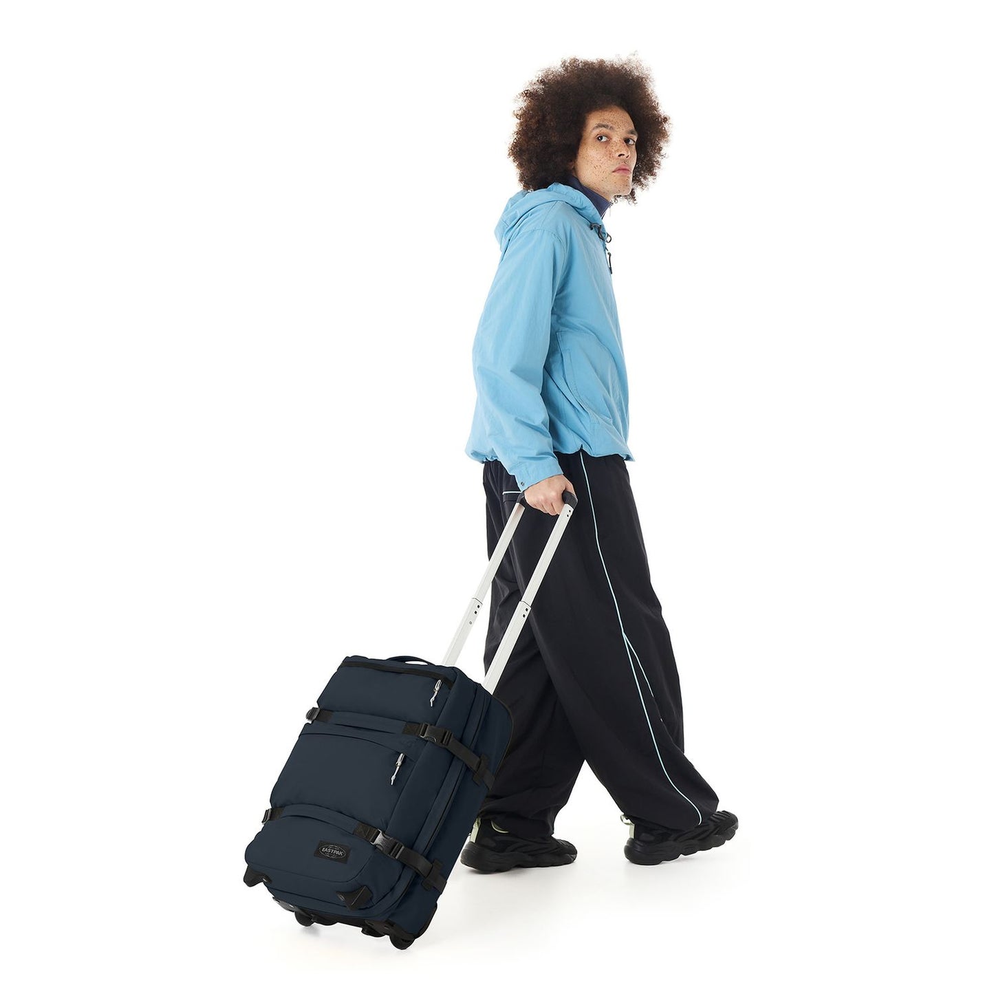 Eastpak Transit'r Plus S Handbagage Reistas 2 Wielen 55 cm - Tarpaulin - 38 liter - 55x35x23 cm - tarp navy