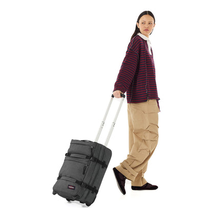 Eastpak Transit'r Plus S Handbagage Reistas 2 Wielen 55 cm - 38 liter - 55x35x23 cm - black denim