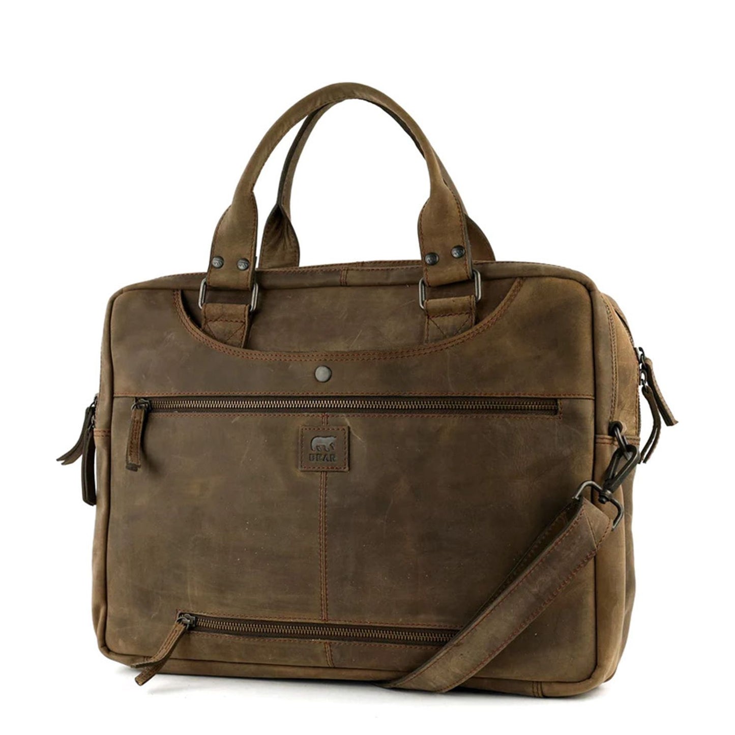 Bear Design Leandro Laptopschoudertas  - 15" laptopvak - bruin