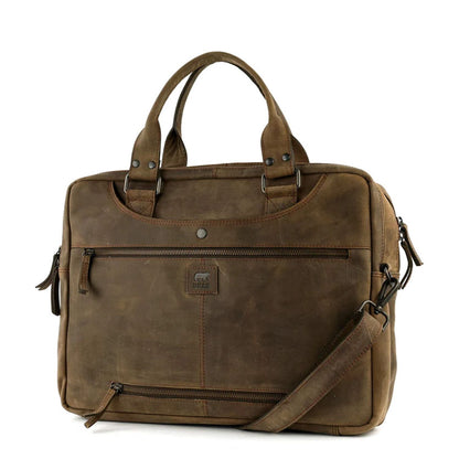 Bear Design Leandro Laptopschoudertas  - 15" laptopvak - bruin
