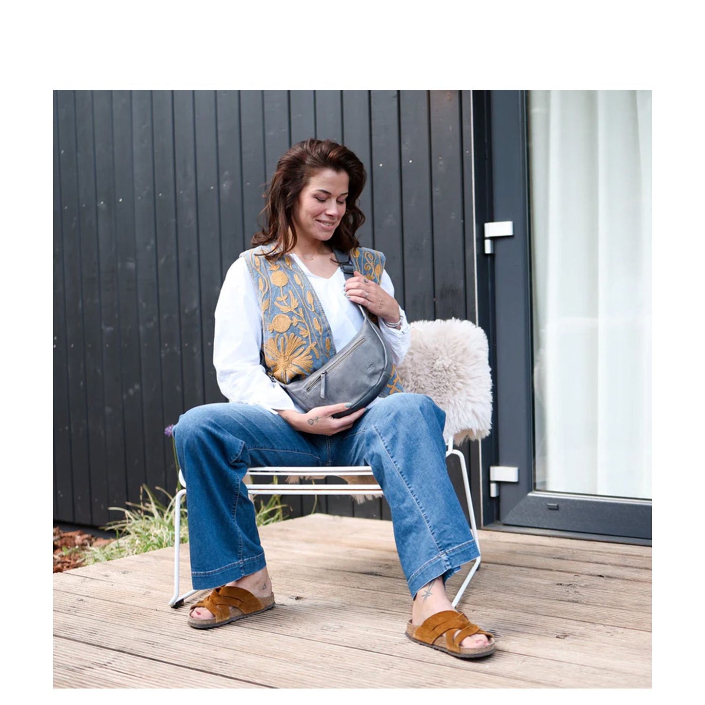 Bear Deisgn Clara Crossbody Schoudertas ice