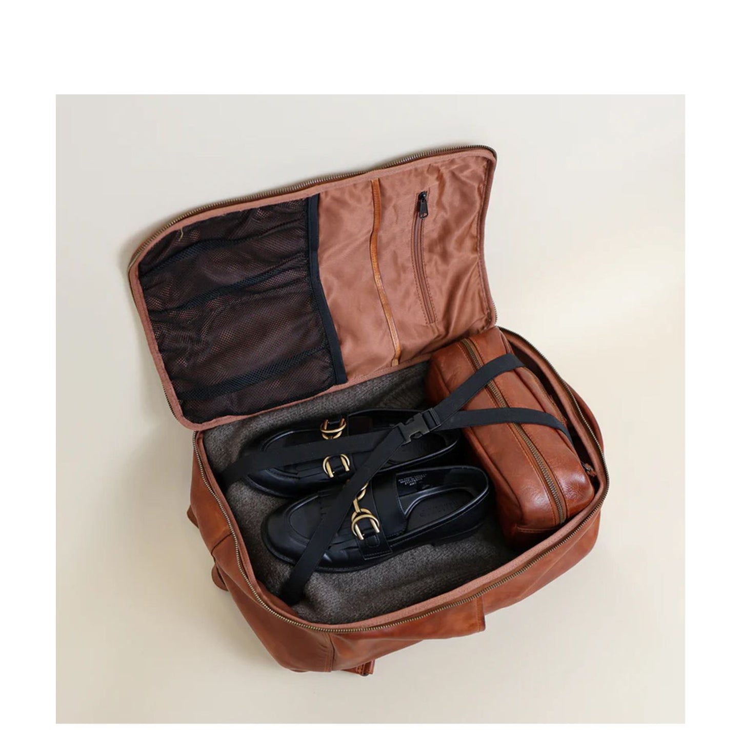 Bear Design Odin Laptoprugzak - 15.6" laptopvak - cognac