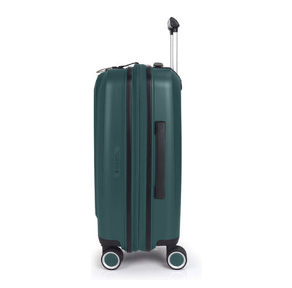 Gabol Brooklyn Handbagage Spinner 55 cm - 42 liter - met 15.6" laptopvak - 55x40x22 cm - donkergroen
