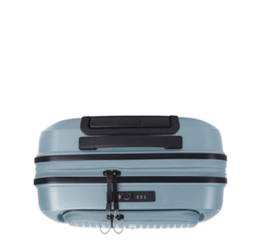 Gabol Brooklyn Handbagage Spinner 55 cm - 42 liter - met 15.6" laptopvak - 55x40x22 cm - lichtblauw