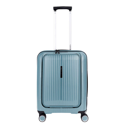 Gabol Brooklyn Handbagage Spinner 55 cm - 42 liter - met 15.6" laptopvak - 55x40x22 cm - lichtblauw