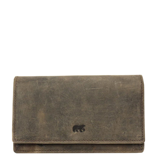 Bear Design Emma Dames Portemonnee - voor 15 pasjes - bruin