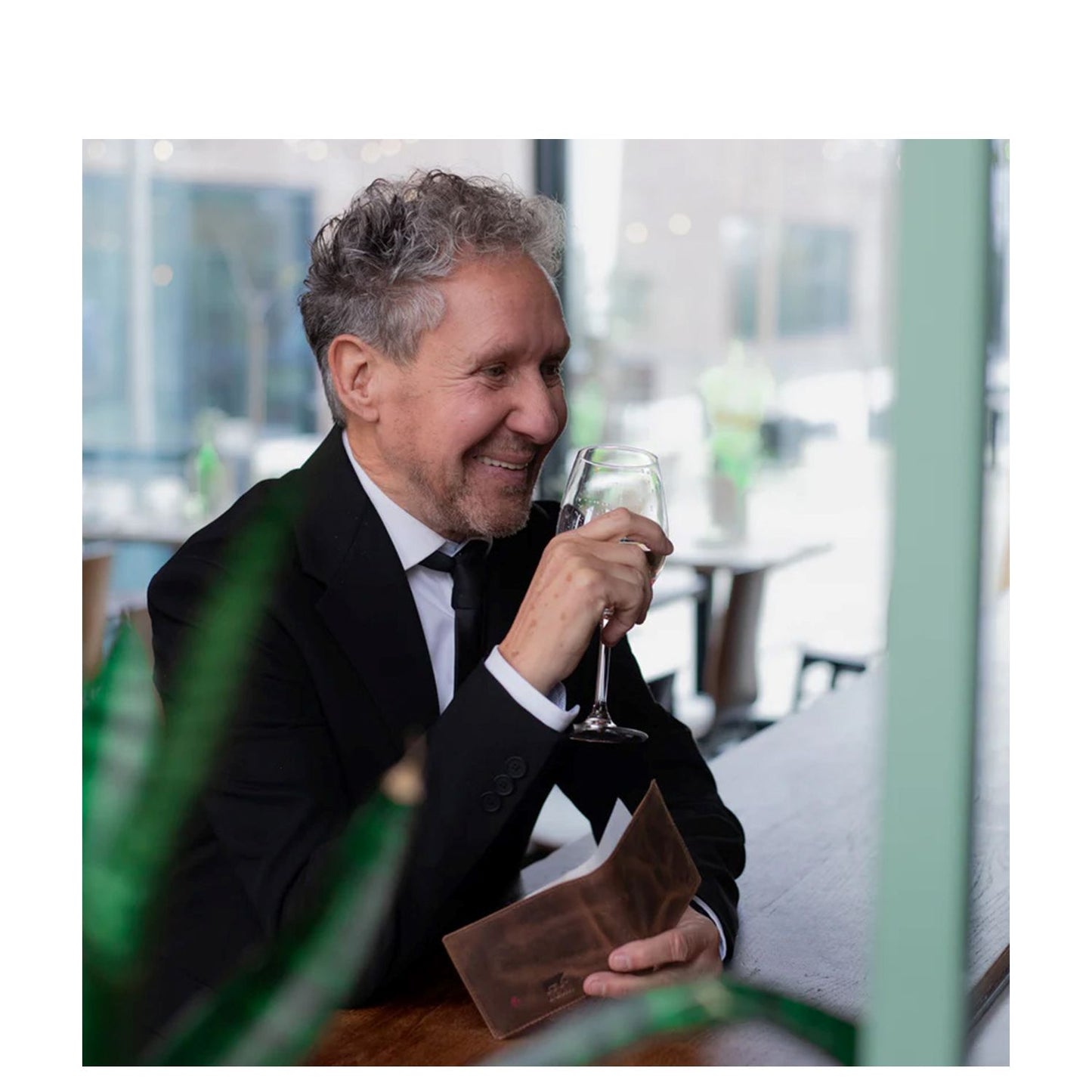 Bear Design Tom Heren Portemonnee - voor 6 pasjes - bruin