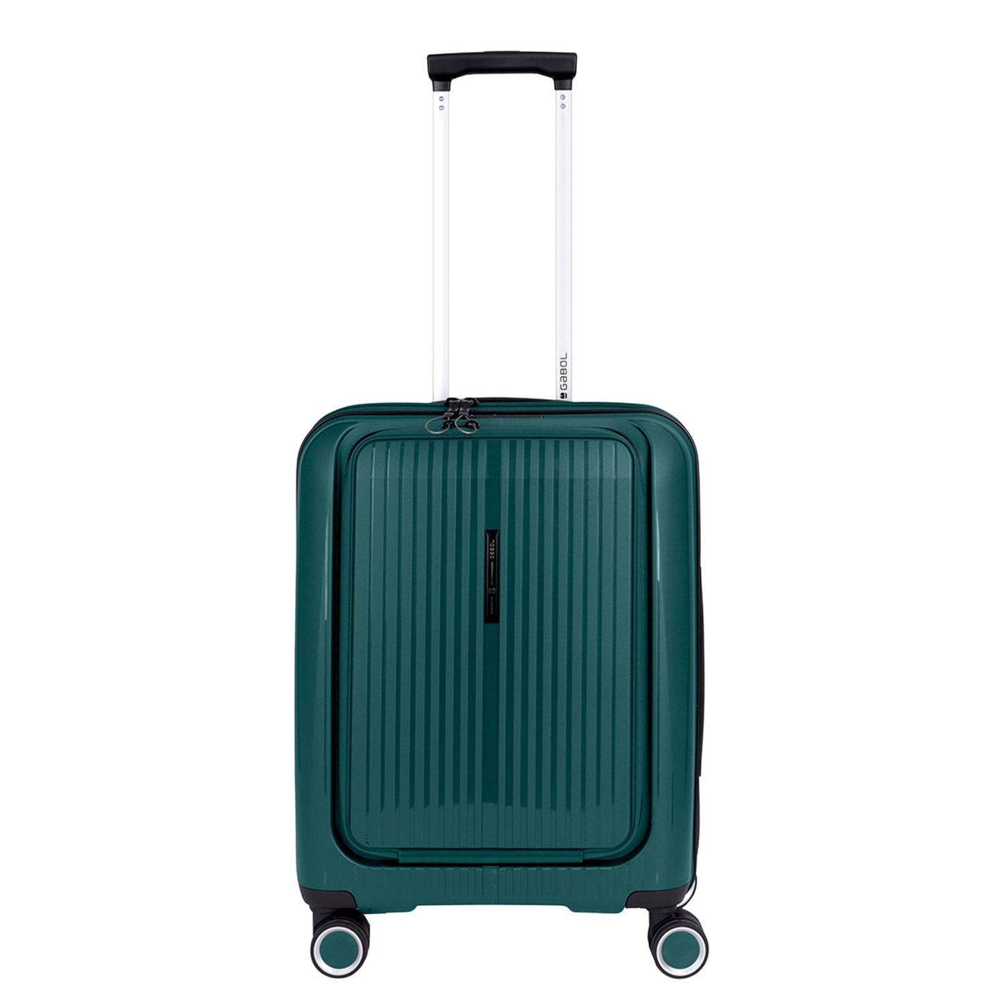 Gabol Brooklyn Handbagage Spinner 55 cm - 42 liter - met 15.6" laptopvak - 55x40x22 cm - donkergroen