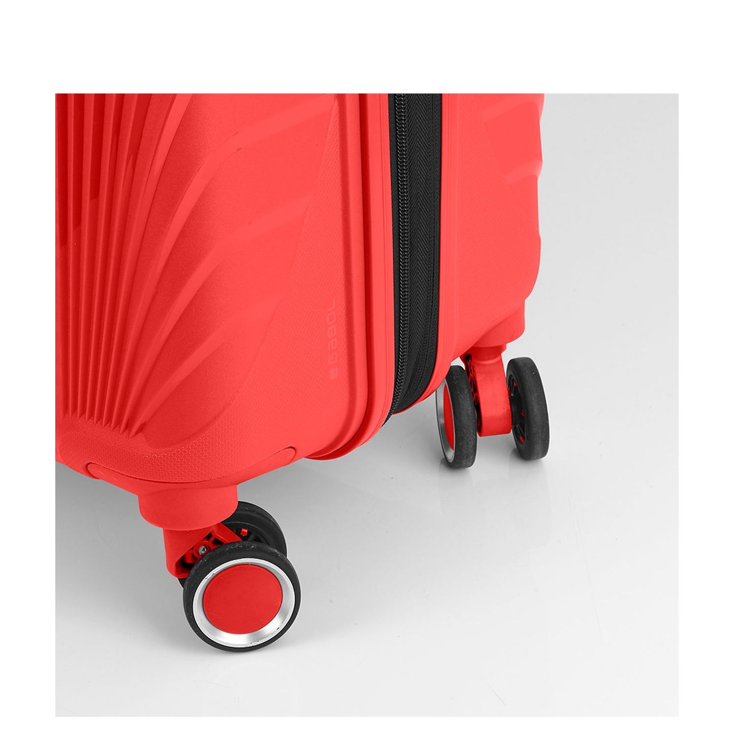 Gabol Soho Handbagage Spinner 55 cm - Uitbreidbaar 35 /40 liter - 55x35x21/24 cm - rood