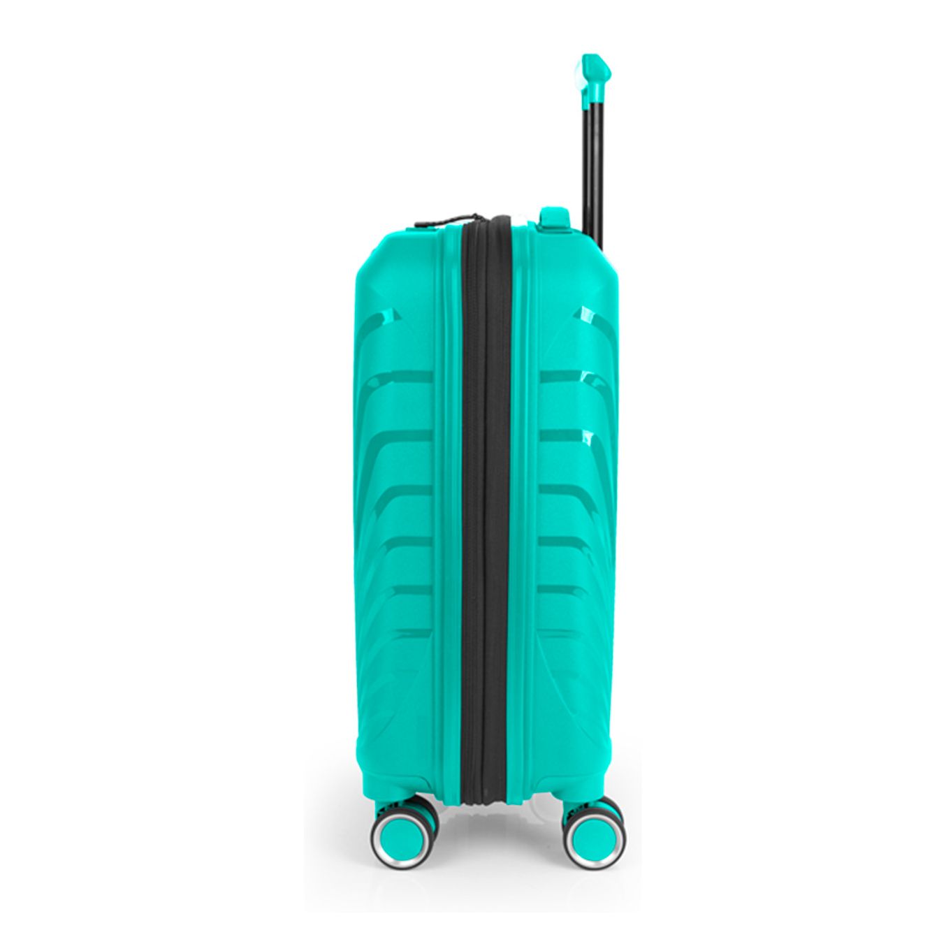 Gabol Soho Handbagage Spinner 55 cm - Uitbreidbaar 35 /40 liter - 55x35x21/24 cm - turquoise