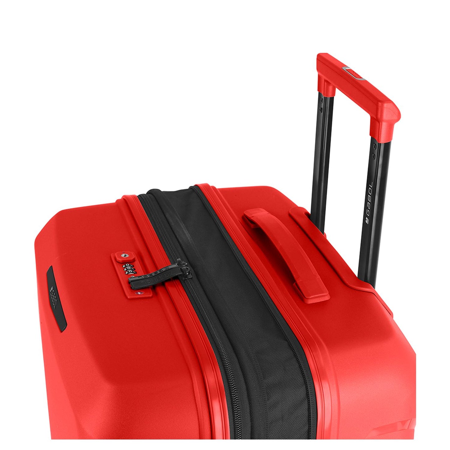 Gabol Soho Handbagage Spinner 55 cm - Uitbreidbaar 35 /40 liter - 55x35x21/24 cm - rood