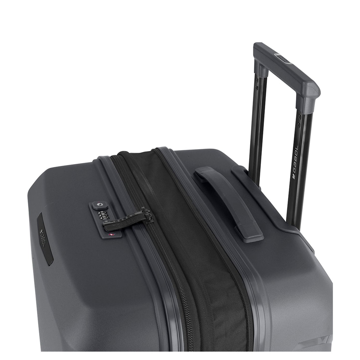 Gabol Soho Handbagage Spinner 55 cm - Uitbreidbaar 35 /40 liter - 55x35x21/24 cm - grijs