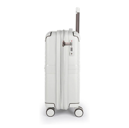 Gabol Crosby Handbagage Spinner 55 cm - 46 liter - 55x38x22 cm - wit