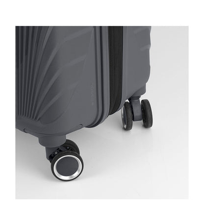 Gabol Soho Handbagage Spinner 55 cm - Uitbreidbaar 35 /40 liter - 55x35x21/24 cm - grijs